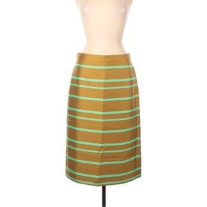 Gold & Mint J. Crew Midi Pencil Skirt